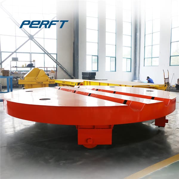 turntable transfer cart for aluminum factory 120 ton